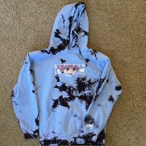 HUNTER X LIGHT BLUE HOODED SWEATSHIRT